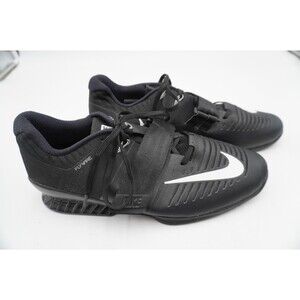 Nike Men's Romaleos 3 Weightlifting Shoes Black White (852933-002) Size 15